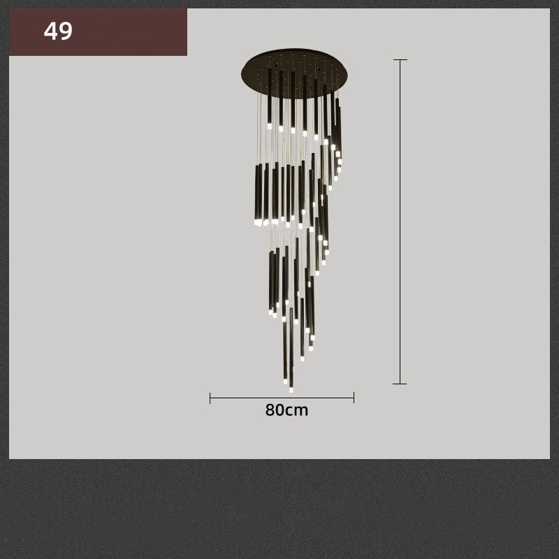 Villa Light Luxury Living Room Floor & Staircase Lamp