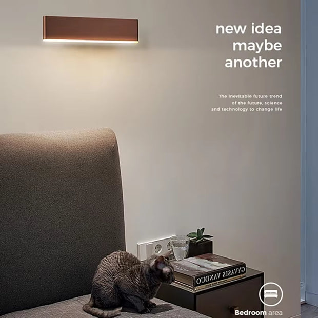 Stylish Modern LED Wall Lamp - Adjustable Aluminum Sconce for Living Room, Bedroom & Dining Room Decor