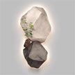 3D Stone Mural LED Wall Lamp - Elegant Night Light for Living Room, Study, and Office Decor
