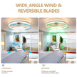 Ceiling Fan With Lighted Dimmable LEDs