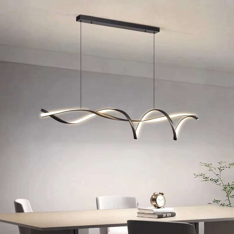 Contemporary Glass Pendant LED Lighting for Living and Dining Spaces