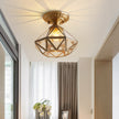 Minimalist Creative Pure Copper Ceiling Lamp