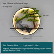 APRIL Modern LED Wall Picture Light - Elegant Chinese Landscape Mural Sconce for Home, Bedroom, and Study