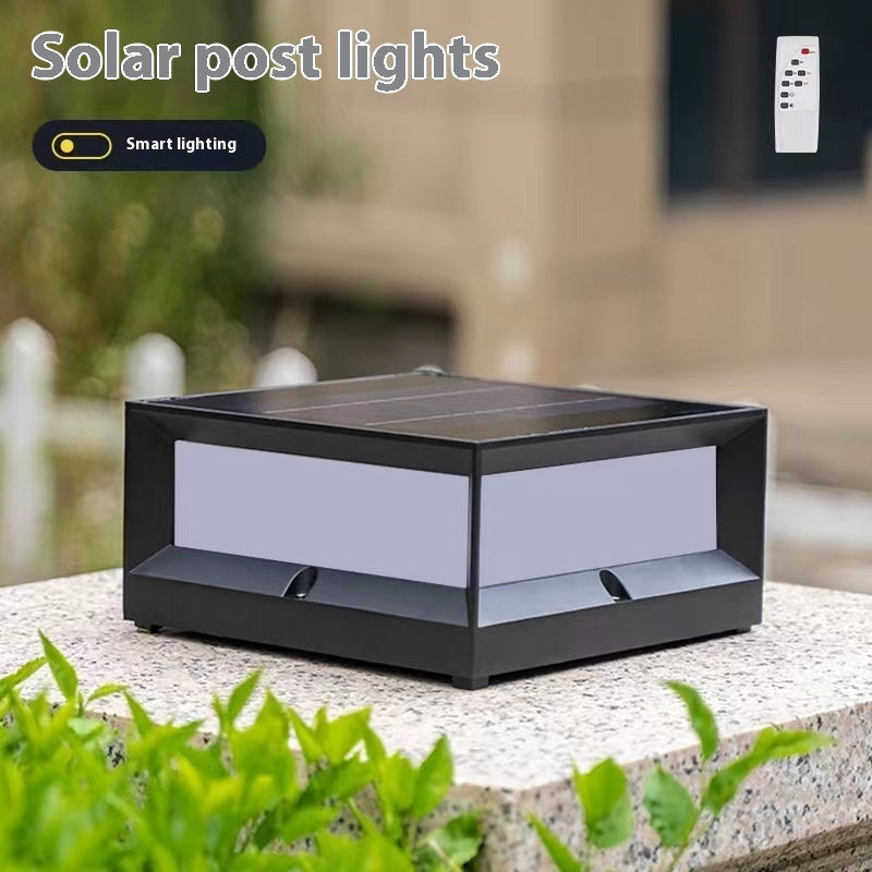 LED Outdoor Waterproof Solar Column Light Door Wall