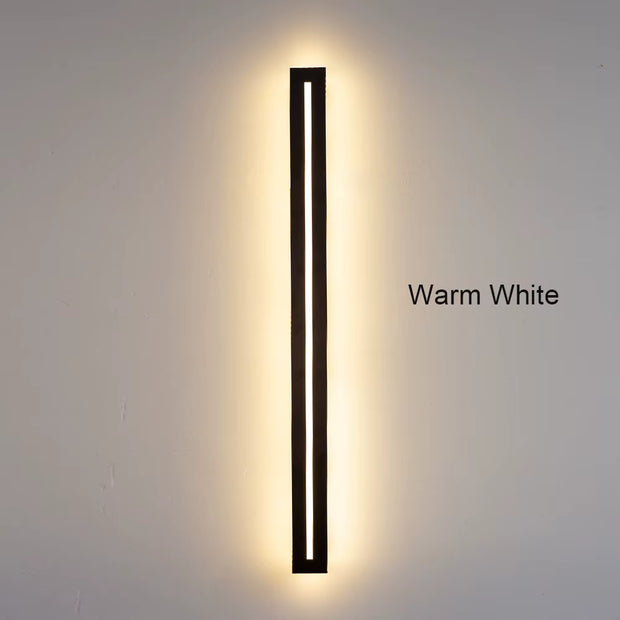 Waterproof IP65 LED Long Wall Sconce Lamp Garden Light Decoration Outdoor Lighting AC85-265V Sconce Luminaire External Sconce