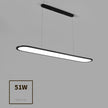 Modern Simple Creative Strip Bar Led Office Lighting Restaurant Chandelier