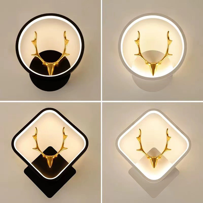 LED Bedside Bedroom Modern Minimalist Creative Wall Light