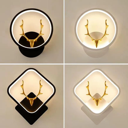 LED Bedside Bedroom Modern Minimalist Creative Wall Light