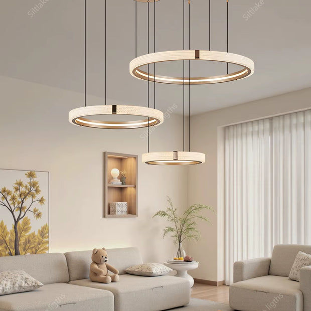 Elevate Your Space with Our Modern Round Chandelier Pendant Lights - Perfect for Living Rooms, Bedrooms, and Restaurants