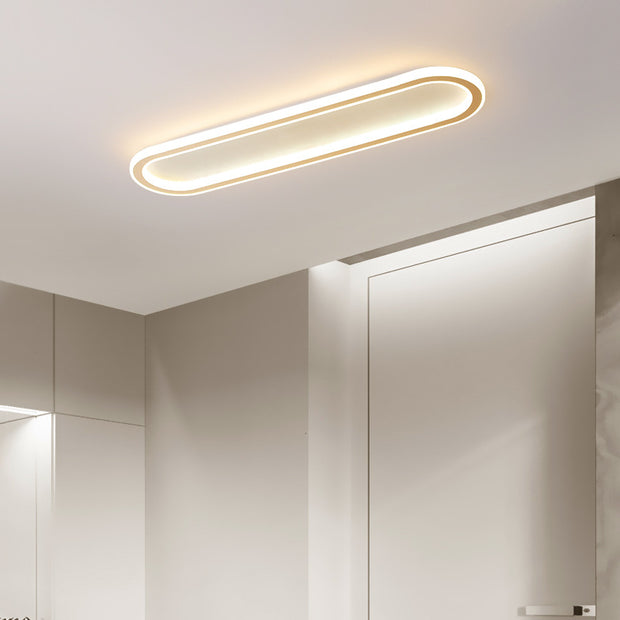 Modern Minimalist LED Strip Bedroom Cloakroom Ceiling Lamp