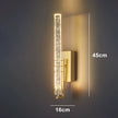 Stylish Modern Bubble Crystal Wall Sconces - Elegant Indoor Lighting for Living Room, Bedroom, and Study