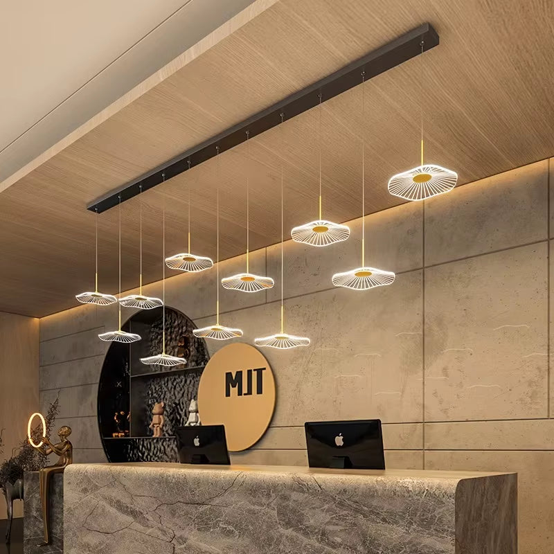 Elevate Your Space with Modern LED Pendant Lighting - Stylish Chandeliers for Dining and Living Areas