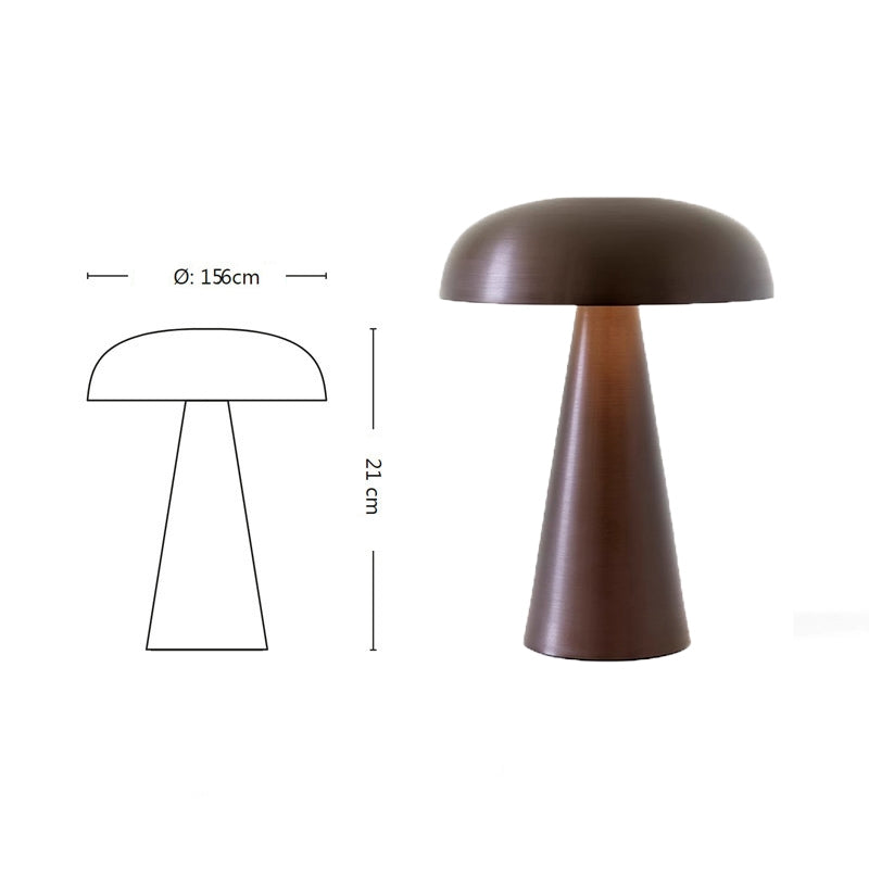 Creative Retro European Bar Table Lamp Rechargeable Dining Table Small Night Lamp