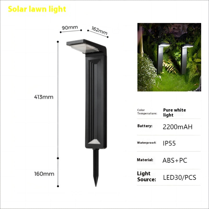 New Solar Landscape Garden Light Outdoor Waterproof Simple