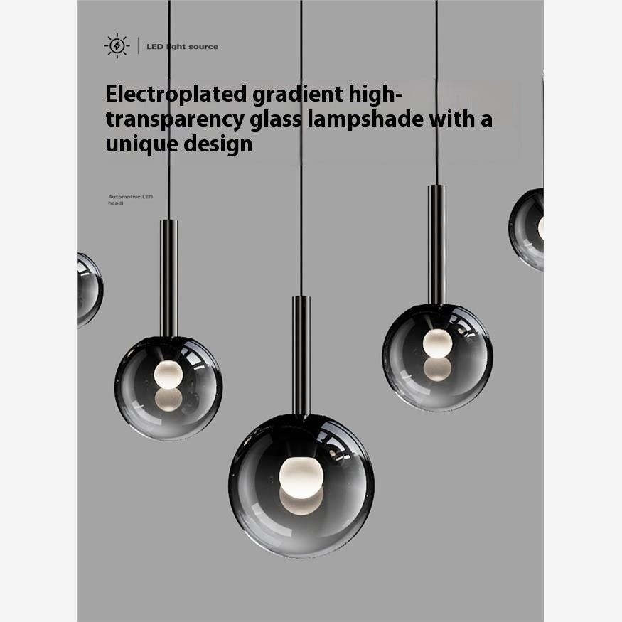 High-grade Empty Chandelier Rotating Staircase Long Chandelier