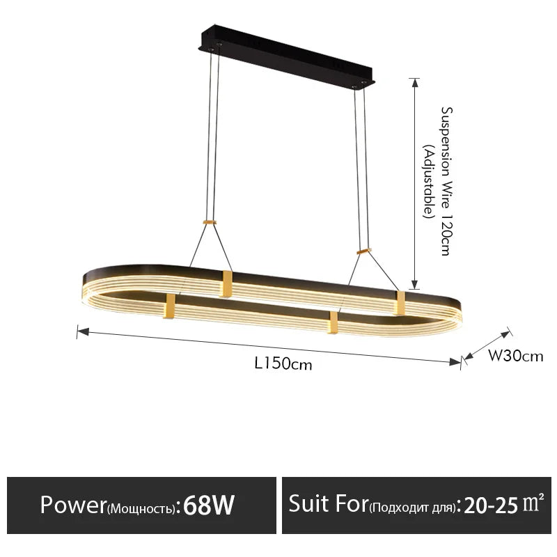 Restaurant lamp creative personality designer art bar dining room light modern minimalist kitchen long dining table chandelier