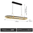 Restaurant lamp creative personality designer art bar dining room light modern minimalist kitchen long dining table chandelier