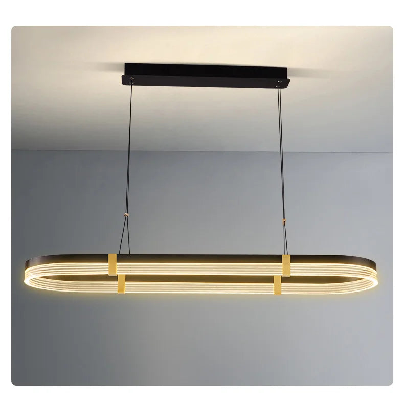 Restaurant lamp creative personality designer art bar dining room light modern minimalist kitchen long dining table chandelier