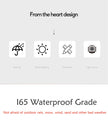 LED Outdoor Wall Light Modern Waterproof IP65 villa Porch Garden patio exterio Wall Lamp Rainproof in front of garage door Lamp