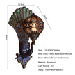 European Style Retro Peacock Wall Lamp Led Hotel Art Wall Lamp Balcony Villa Door Light Suitable For Indoor / Outdoor Lighting
