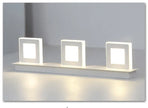 Modern Stair Led Wall Lamp Kitchen Bathroom Mirror Light Fixture Decor Bedroom Home Lighting White Metal Acrylic Sconce 110-220V