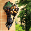 European Style Retro Peacock Wall Lamp Led Hotel Art Wall Lamp Balcony Villa Door Light Suitable For Indoor / Outdoor Lighting
