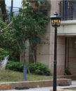 (H≈ 2.4m) Outdoor Courtyard Street Lamp European-Style Waterproof Retro Corridor Lamp Villa Outdoor High Pole Project