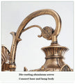 Europe Outdoor Wall Light Retro Garden Yard Porch Lamp Residential Balcony Exterior Waterproof Lighting E27 Glass Fixtures