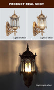 Outdoor Super Bright Wall Lamp Aisle European Style Garden Wall Lamp Waterproof Simple Retro Villa Balcony Corridor Wall Lamp