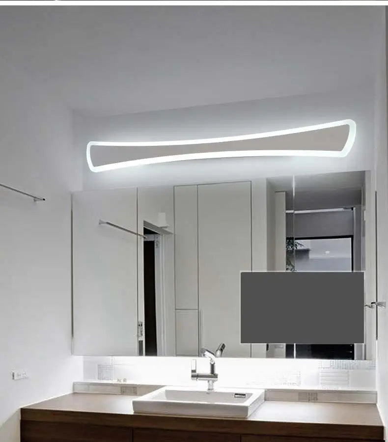 Modern Kitchen Bathroom Mirror Light Fixture Nordic Led Wall Lamps Sconce Home Decor Lighting White Iron Acrylic avize 110-220V