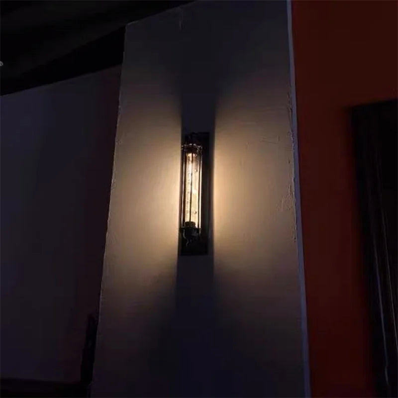 WPD Indoor Wall Lamps Fixtures LED Black Light Classical Lighting Loft  Sconces for Home Bar Cafe