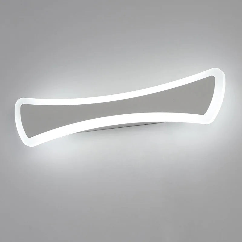 Modern Kitchen Bathroom Mirror Light Fixture Nordic Led Wall Lamps Sconce Home Decor Lighting White Iron Acrylic avize 110-220V