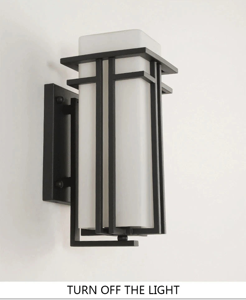 LED Retro Waterproof Wall Lamps European Style Courtyard Porch Light Outdoor Villa Balcony Garden Landscape Lighting Decor