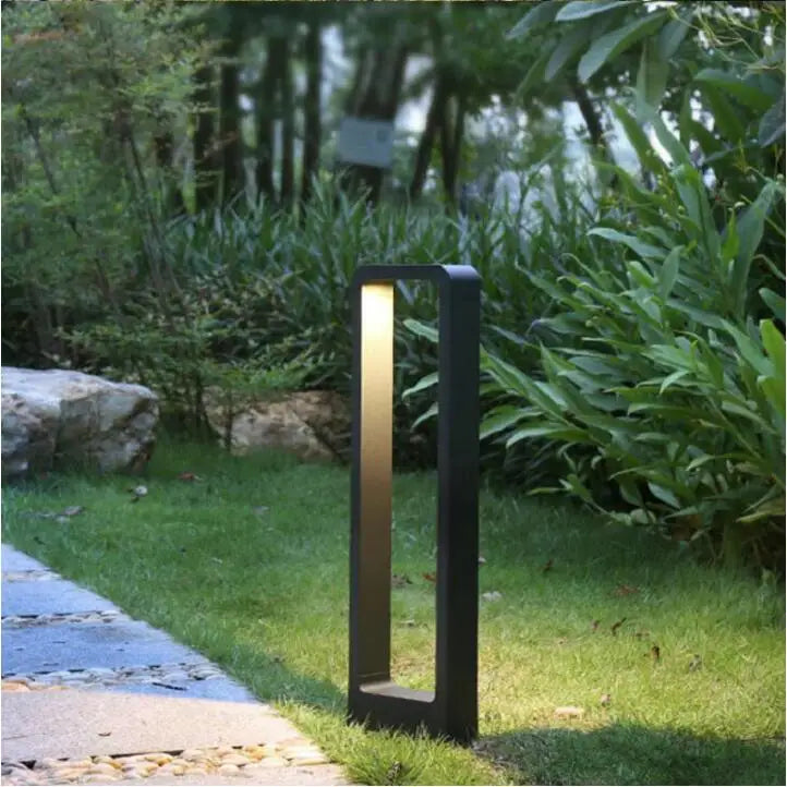 Outdoor IP68 15W LED Pillar Light 110V 220V DC12V LED Garden Light Lawn Lamps for Courtyard Villa Landscape bollards Lighting