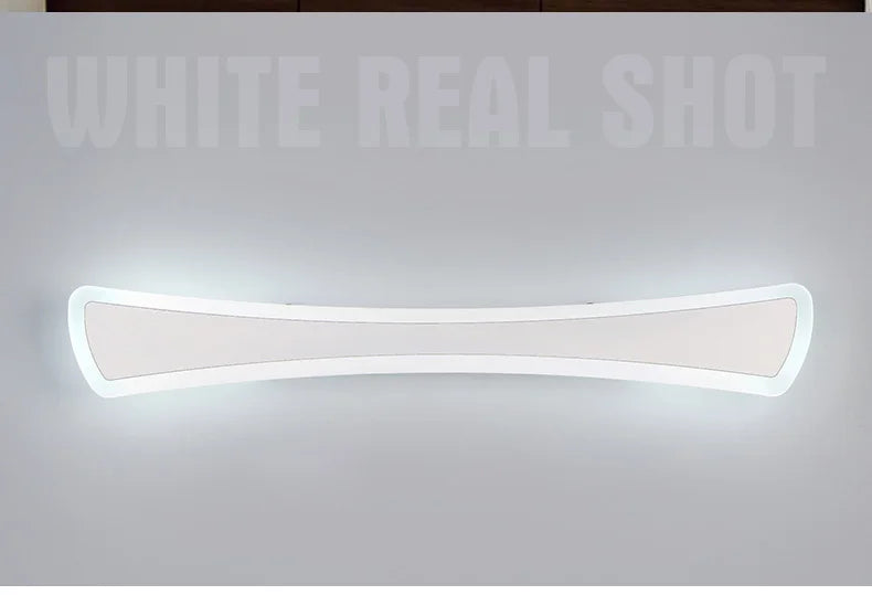 Modern Kitchen Bathroom Mirror Light Fixture Nordic Led Wall Lamps Sconce Home Decor Lighting White Iron Acrylic avize 110-220V