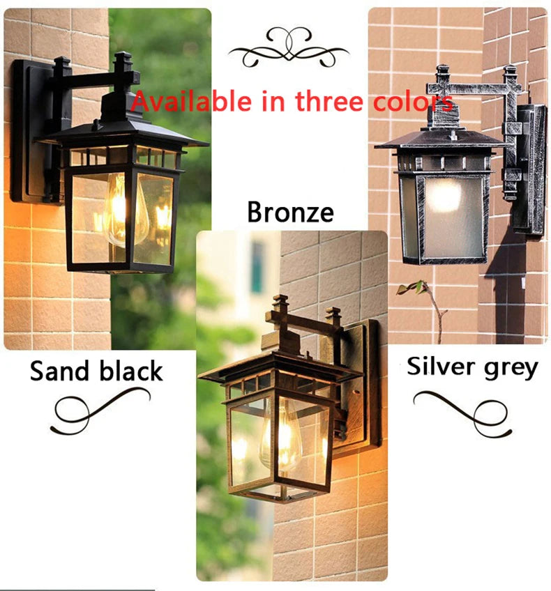 Exterior Wall Lamp Outdoor Lamp Waterproof Garden Lamp Balcony Wall Lamp Stairway Aisle Entrance Door Outdoor Wall Lamp