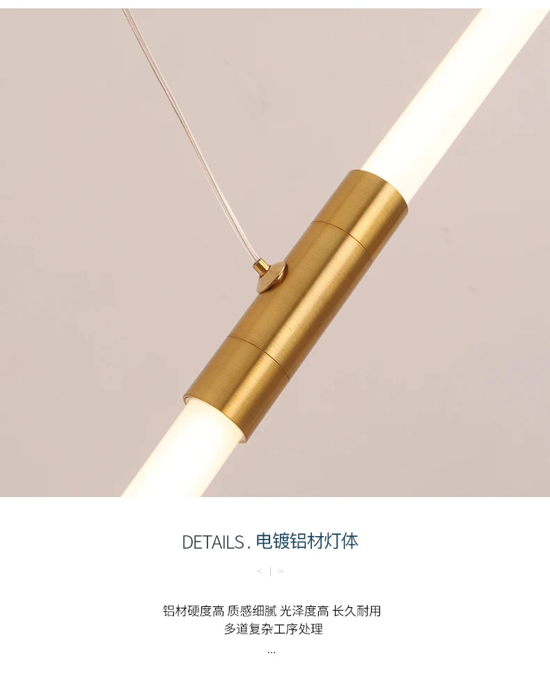 Led Pendant Light Kitchen Lighting Modern Chandeliers For Dining Room Dining Table Led Pendant Lamp Bronze Lustre App/Remote