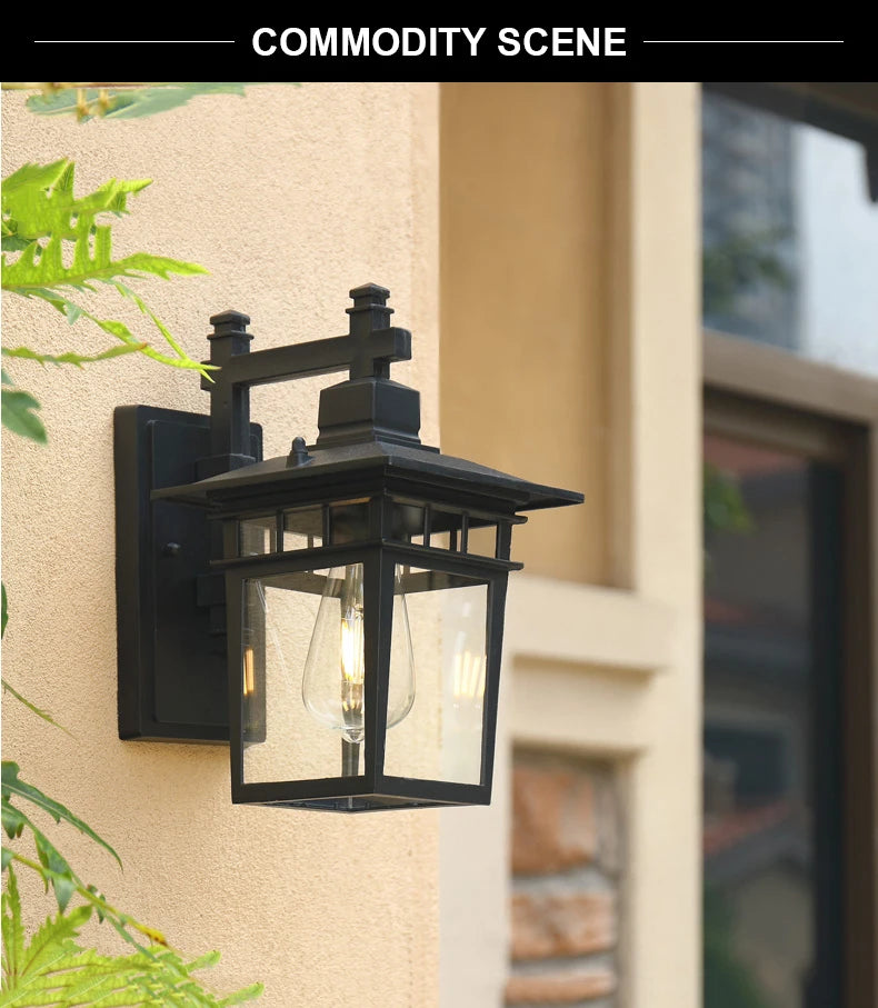 Exterior Wall Lamp Outdoor Lamp Waterproof Garden Lamp Balcony Wall Lamp Stairway Aisle Entrance Door Outdoor Wall Lamp