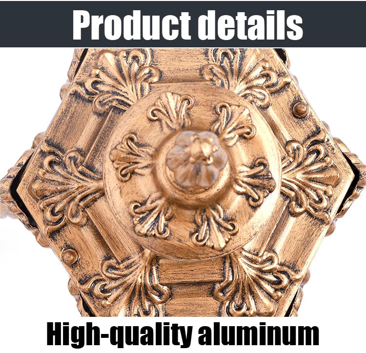 (H≈2.3M)Courtyard Street Lamp Community High Pole Lamp Outdoor Waterproof Lawn Lamp Villa Outdoor Retro Courtyard Lamp Landscape