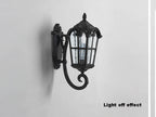 European Style Roman Outdoor Wall Lamp LED Retro Garden Lighting for Residential Villa Door