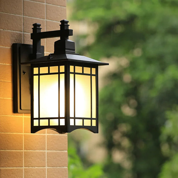 Modern Minimalist Wall Lamp Waterproof Outdoor European Style Courtyard Balcony Lighting for Chinese Corridor Aisle