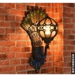 European Style Retro Peacock Wall Lamp Led Hotel Art Wall Lamp Balcony Villa Door Light Suitable For Indoor / Outdoor Lighting