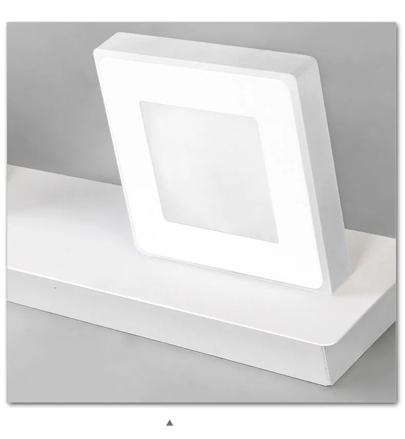 Modern Stair Led Wall Lamp Kitchen Bathroom Mirror Light Fixture Decor Bedroom Home Lighting White Metal Acrylic Sconce 110-220V