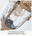Europe Outdoor Wall Light Retro Garden Yard Porch Lamp Residential Balcony Exterior Waterproof Lighting E27 Glass Fixtures