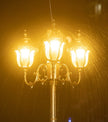 (H≈2.3M)Courtyard Street Lamp Community High Pole Lamp Outdoor Waterproof Lawn Lamp Villa Outdoor Retro Courtyard Lamp Landscape