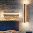 Modern Gold Pipe Wall Lamps Tube Light Home Decor Bathroom Bedroom Lamp Wall Sconces Led Mirror Light Loft Background lighting