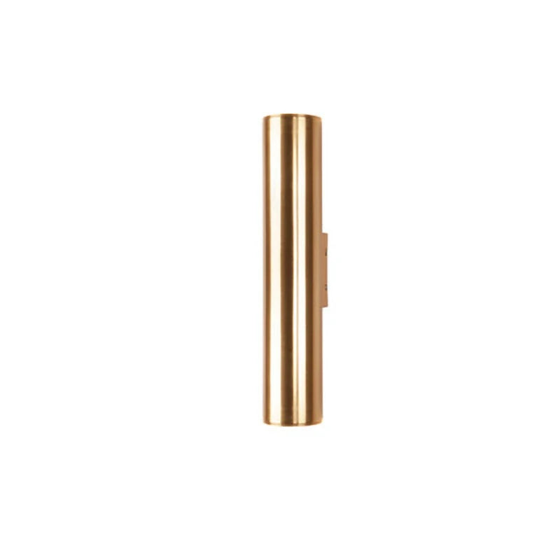 Modern Gold Pipe Wall Lamps Tube Light Home Decor Bathroom Bedroom Lamp Wall Sconces Led Mirror Light Loft Background lighting
