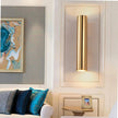 Modern Gold Pipe Wall Lamps Tube Light Home Decor Bathroom Bedroom Lamp Wall Sconces Led Mirror Light Loft Background lighting