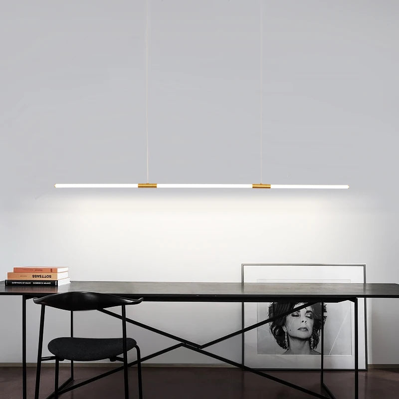 Led Pendant Light Kitchen Lighting Modern Chandeliers For Dining Room Dining Table Led Pendant Lamp Bronze Lustre App/Remote