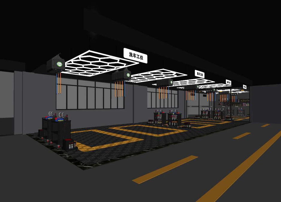 Hot Sales Hexagons Led Lights Individual DIY Factory Supplier Car Showroom 4S Workshop Dropshipping